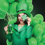 Martberry Green Balloons 12"–100 Pack