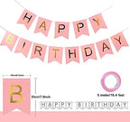 HIGHLAND Pink Birthday Banner