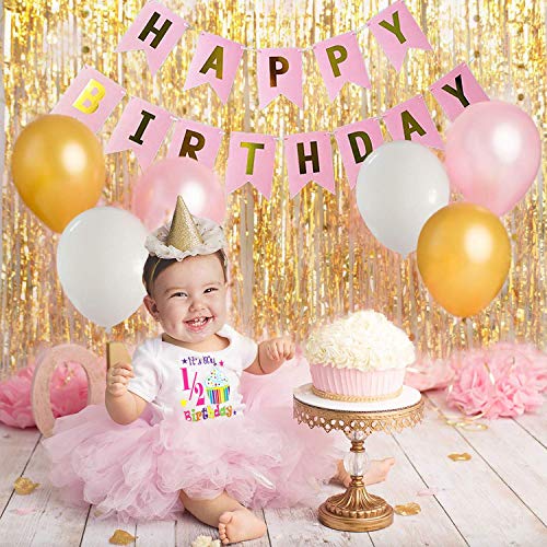 HIGHLAND Pink Birthday Banner