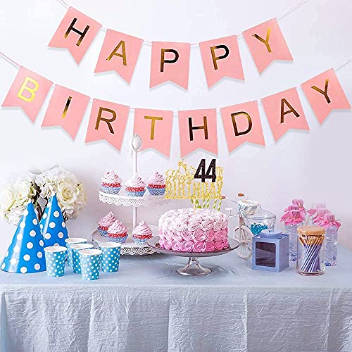 HIGHLAND Pink Birthday Banner