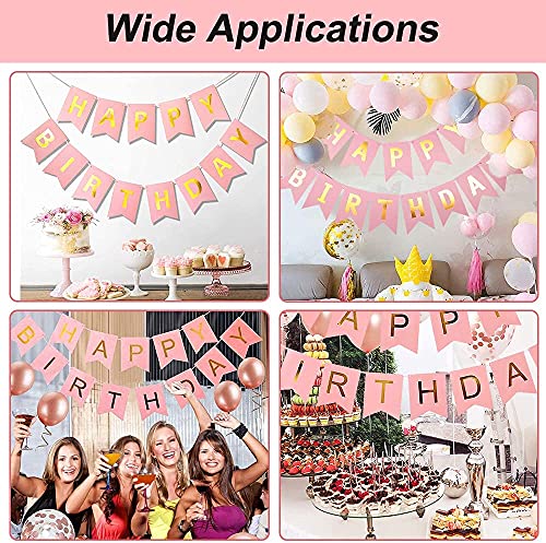 HIGHLAND Pink Birthday Banner