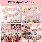 HIGHLAND Pink Birthday Banner