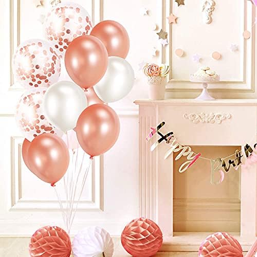 HIGHLAND Rose Gold Balloons–40 Pcs