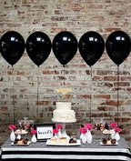 Black Matte Balloons – 50 Pcs