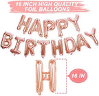 Rose Gold Birthday Confetti Balloons