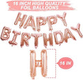 Happy Birthday Rose Gold Balloon Set