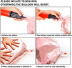 Happy Birthday Rose Gold Balloon Set