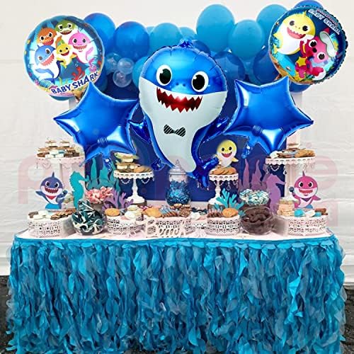 Baby Shark Helium Balloons – 5pcs