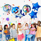 Baby Shark Helium Balloons – 5pcs