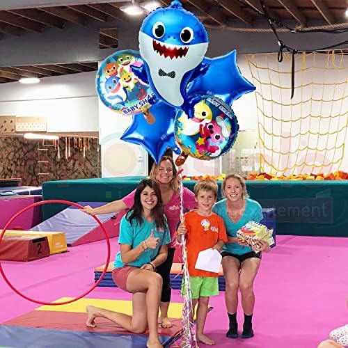 Baby Shark Helium Balloons – 5pcs