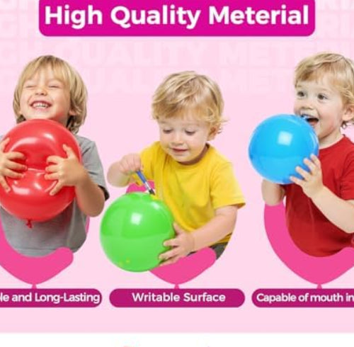 Bezente Yellow Balloons – 100 Pcs