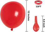 KBZVNAF Red Latex Balloons 50pcs