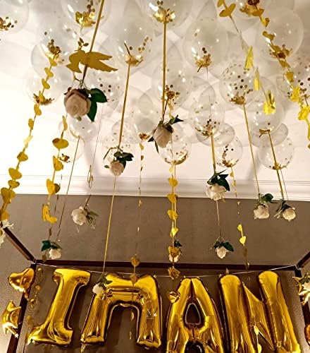 Gold Confetti Balloons – 60pcs