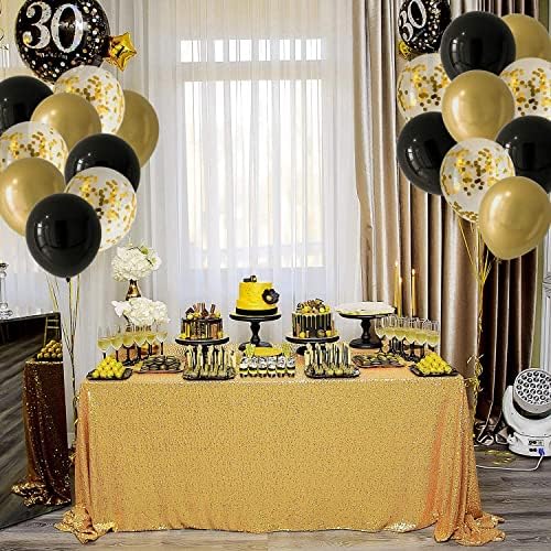 Gold Confetti Balloons – 60pcs