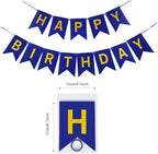 Happy Birthday Dark Blue - 13pcs