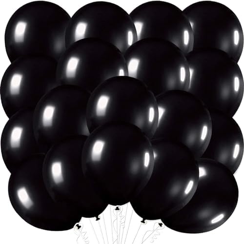 Black Latex Balloons – 30pcs