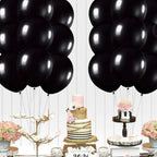 Black Latex Balloons – 30pcs