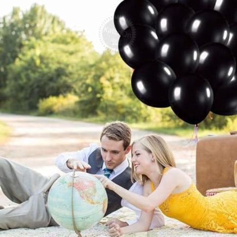 Black Latex Balloons – 30pcs