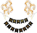 Black Birthday Decoration Set–9 Pcs