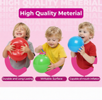 White Latex Balloons – 100pcs