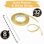 Gold Birthday Balloon Banner 16 Inch
